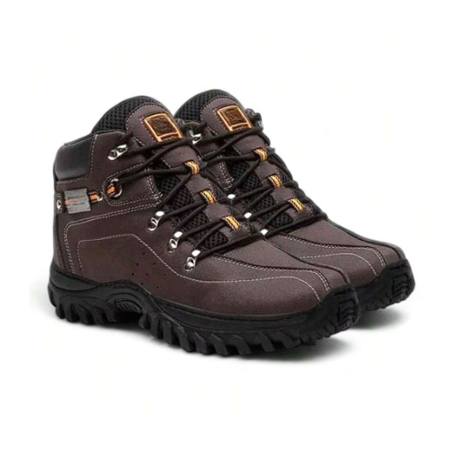 Bota Estilo Coturno Masculino Adventure Leve e Confortável