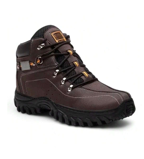 Bota Estilo Coturno Masculino Adventure Leve e Confortável