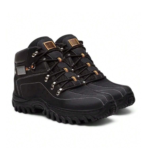 Bota Estilo Coturno Masculino Adventure Leve e Confortável