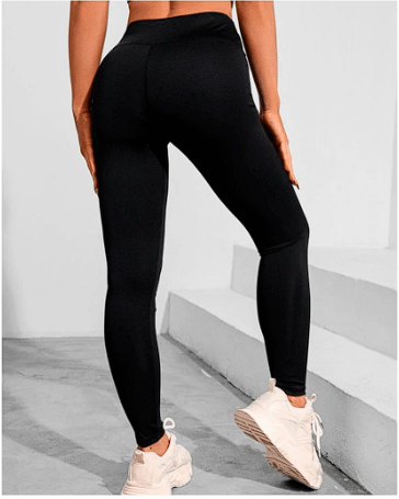 Leggings De Yoga Sem Costura Cintura Alta